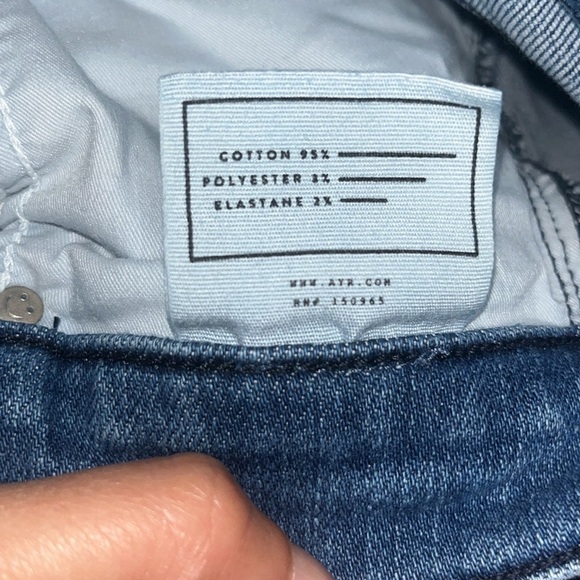 AYR The Bomb Pop Frayed Hem High Rise Jeans 27 Petite / Short - Picture 11 of 11